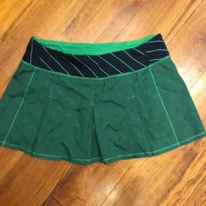 Lululemon RARE green fast cat Skort